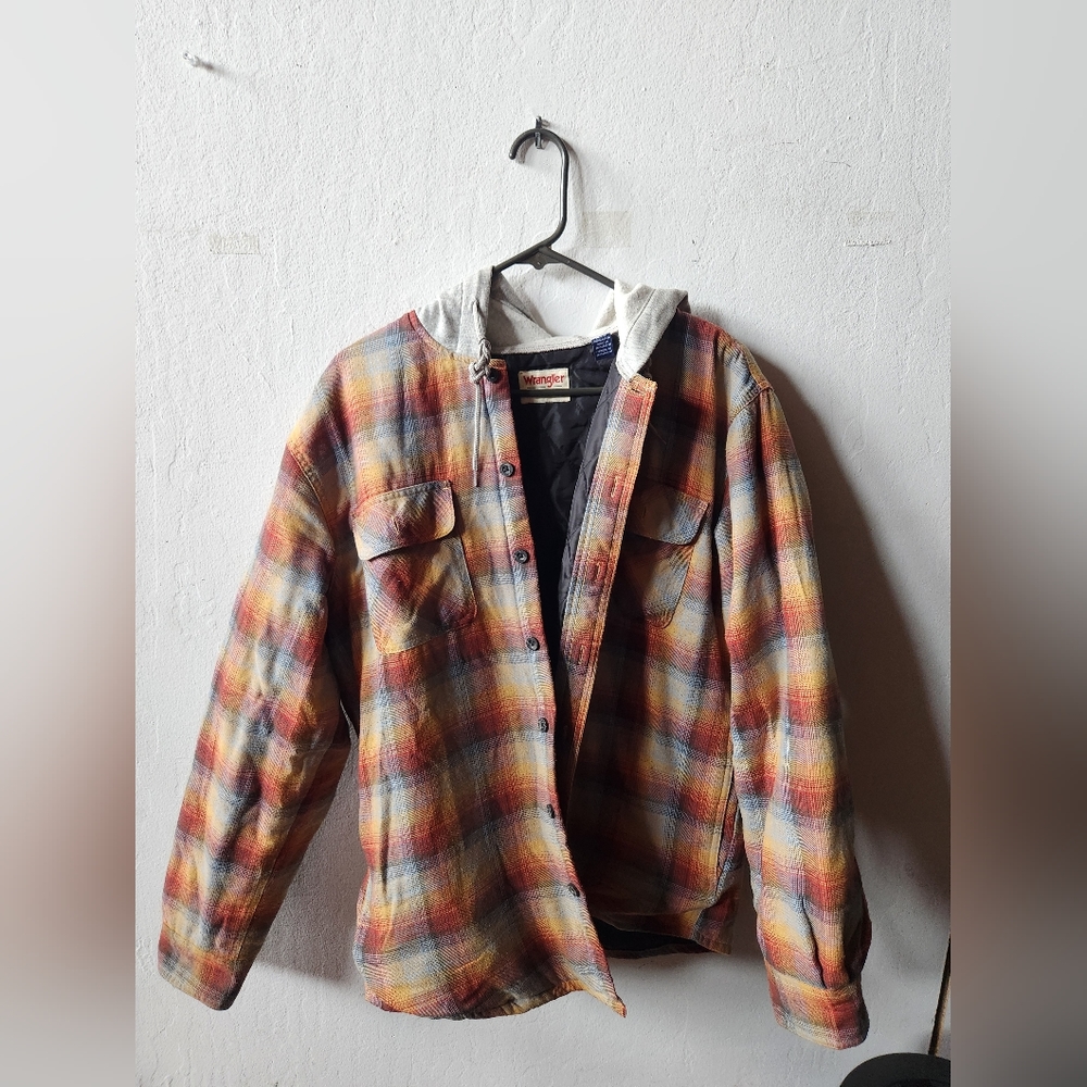 Men's wrangler shirt jacket medium